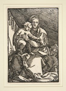 A Szent Család a lombkorona alatt alkotó: Hans Sebald Beham
