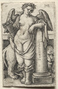 Isten ismerete és a hét kardinális erény: Erősség – Fortitudo alkotó: Hans Sebald Beham