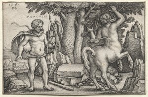 Herkules és Nessus alkotó: Hans Sebald Beham