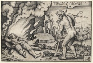 Herkules munkássága: Herkules a máglyán alkotó: Hans Sebald Beham