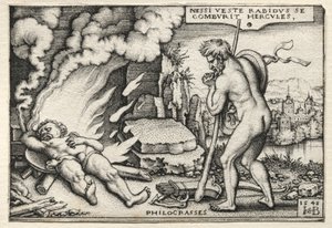 Herkules munkássága: Herkules a máglyán alkotó: Hans Sebald Beham