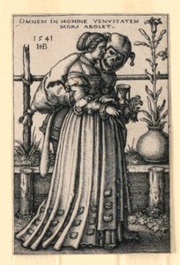 A hölgy és a halál alkotó: Hans Sebald Beham