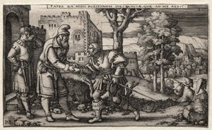 A tékozló fiú alkotó: Hans Sebald Beham