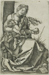 Szűz a körtével alkotó: Hans Sebald Beham