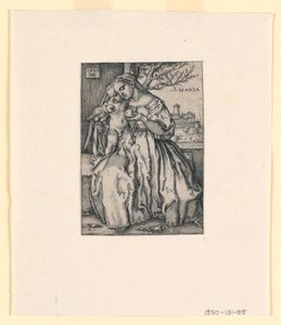 Szűz és gyermek papagájjal alkotó: Hans Sebald Beham