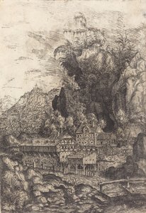 Táj vízimalommal, 1553.