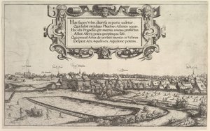 Nürnberg kilátása nyugatról, 1552.