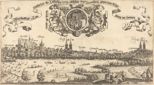Nürnberg kilátása nyugat felől [középső rész], 1552.