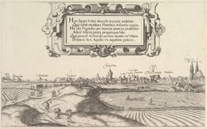 Nürnbergi kilátás, keletre, bal oldali tábla, 1552.