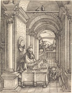 Szent Jeromos írás alkotó: Hans Springinklee