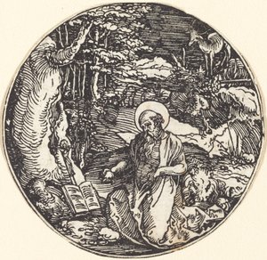 Szent Jeromos a bűnbánatban alkotó: Hans Springinklee