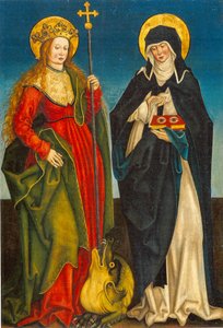 Szent Margit és Szent Ottilia - Inzigkofeni oltár