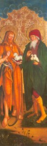 Német: Johannes der Täufer und Joachim Keresztelő János és Joachim - Inzigkofeni oltár
