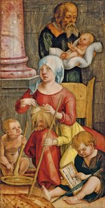 Mary Salome és családja, 1515 alkotó: Hans Suess Kulmbach