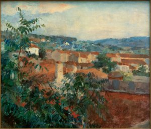 St. Tropez közelében fekvő táj alkotó: Hans Sutter