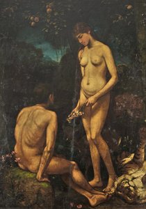 Ádám és Éva alkotó: Hans Thoma