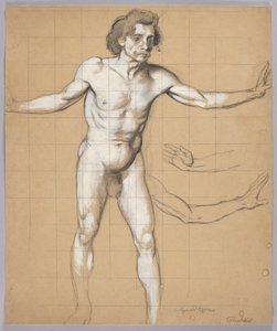 Férfi szerep – Zygfryd karakterének vázlata alkotó: Hans Thoma