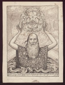 A világ teremtésének allegóriája (?) alkotó: Hans Thoma
