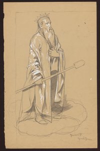 Január allegóriája alkotó: Hans Thoma