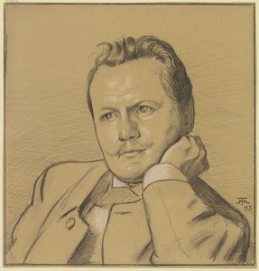 Otto Julius Bierbaum portréja alkotó: Hans Thoma