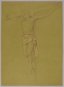 Krisztus a kereszten alkotó: Hans Thoma