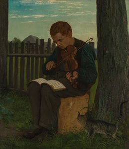 A falusi hegedűs alkotó: Hans Thoma