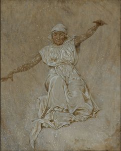 Február (Holle asszony) alkotó: Hans Thoma