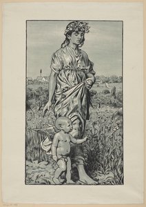 Flóra alkotó: Hans Thoma
