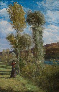 Őszi nap a Felső-Rajnánál alkotó: Hans Thoma