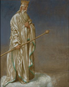 Január (Jégkirály) alkotó: Hans Thoma