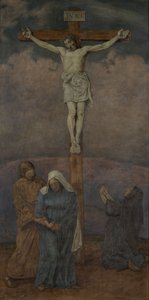 Krisztus keresztre feszítése alkotó: Hans Thoma