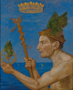 Merkúr alkotó: Hans Thoma