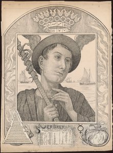 Merkúr alkotó: Hans Thoma