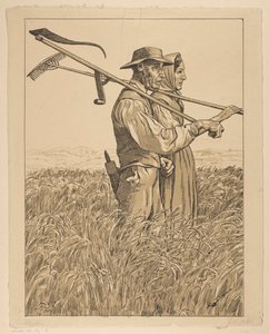 Két fűnyíró alkotó: Hans Thoma