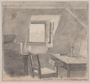 A művész műterme Karlsruheban alkotó: Hans Thoma