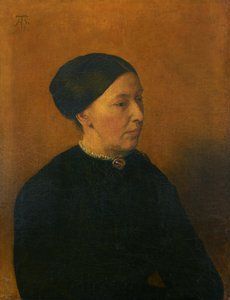 Zeiner asszony portréja alkotó: Hans Thoma