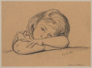 Elli portréja alkotó: Hans Thoma
