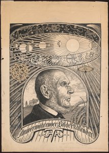 A „Képekben megjelenő örök naptár” borítójának terve alkotó: Hans Thoma