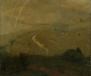 Eső a Fekete-erdőben alkotó: Hans Thoma