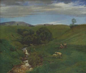 Fekete-erdei rét Bernau közelében alkotó: Hans Thoma