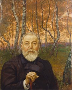 Önarckép a nyírligetben alkotó: Hans Thoma