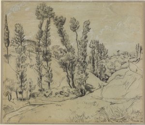 Siena melletti völgy alkotó: Hans Thoma