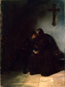 Az elítéltek búcsúja, c1860-1900. német festészet alkotó: Hans Thoma