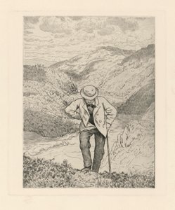Hegyi túrázók alkotó: Hans Thoma