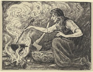 Boszorkánykonyha alkotó: Hans Thoma