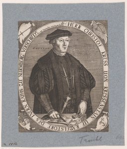 Christoph II Kreß von Kressenstein portréja alkotó: Hans Troschel
