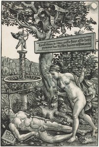 Pyramus és Thisbe, c. 1510. alkotó: Hans Wechtlin