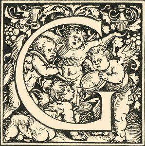 G – Hans Weiditz ábécéje, 1520-1521, 1908.