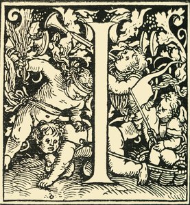 I – Hans Weiditz ábécéje, 1520-1521, 1908.