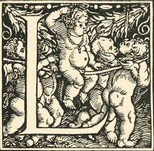 L – Hans Weiditz ábécéje, 1520-1521, 1908.